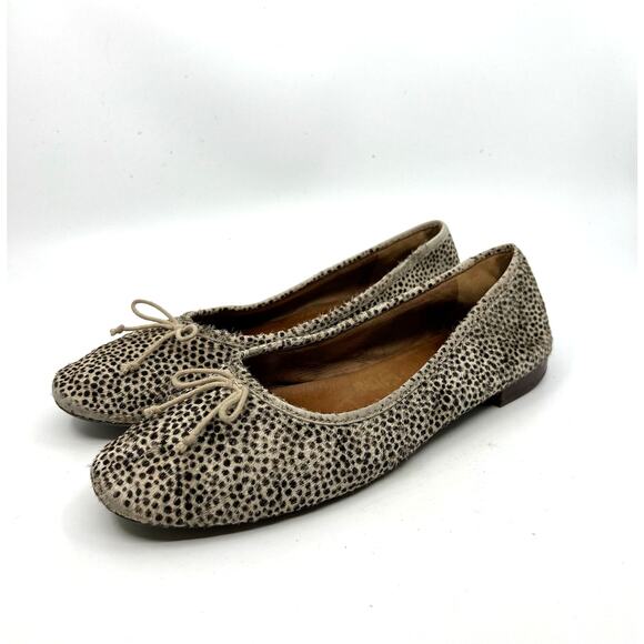 Madewell The Adelle Leopard Ballet Flats Women's 9 US - Picture 1 of 9